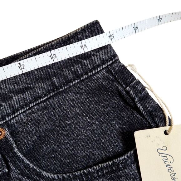 Universal Threads Target Denim Midi Skirt Black 5 Pocket Style Women's 6 NWT - Picture 8 of 9